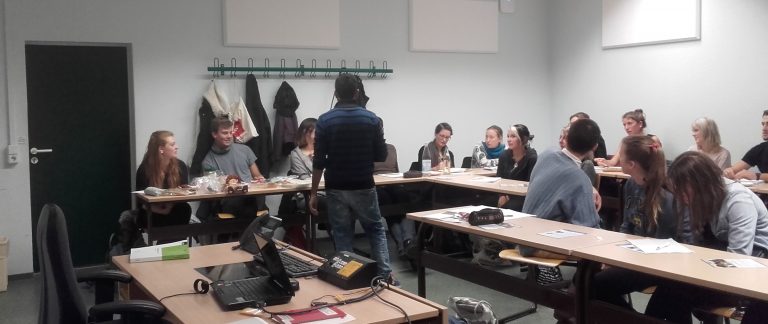 First arabic course with “Marhaba” and humus
